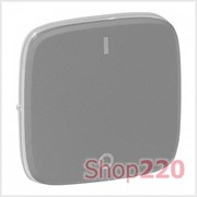 Клавиша выключателя 2-полюсного, алюминий, Valena 755127 Legrand