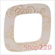 Рамка 1 пост, нарцисс золото, Valena 754351 Legrand