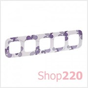 Рамка 5 постов, флора, Valena 754365 Legrand