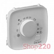 Накладка комнатного термостата, алюминий, Valena 755317 Legrand