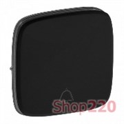 Клавиша с символом "звонок", антрацит, Valena 755018 Legrand