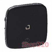 Клавиша выключателя свет+вентиляция, антрацит, Valena 755218 Legrand