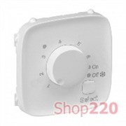 Накладка термостата теплого пола, жемчуг, Valena 755329 Legrand