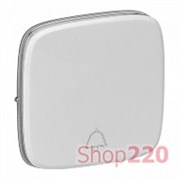 Клавиша с символом "звонок", жемчуг, Valena 755019 Legrand