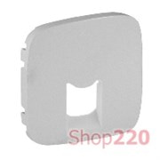 Лицевая панель розетки RJ11 / RJ45, алюминий, Valena 755417 Legrand