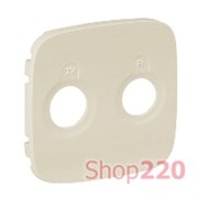 Накладка розетки TV-R, слоновая кость, Valena 754786 Legrand