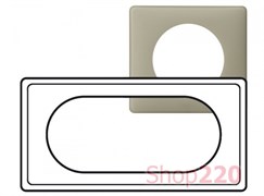 РАМКА 4/5 МОД. ГРИН ПЕРКАЛЬ CELIANE 66715 LEGRAND