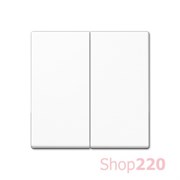 Клавиша 2-кл., белый, Jung Eco Profi EP495WW