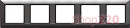 Рамка 5 постов, антрацит, JUNG Eco Profi EP485AN