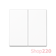 Клавиша 2-кл., белый, Jung A500 A595WW