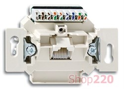 Розетка компьютерная RJ45 (механизм), Jung A500 EPUAE8UPOK6US