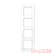 Рамка 4 поста, белый, Jung A Creation AC584WW