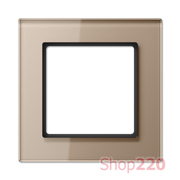 Рамка 1 пост, шампань стекло, Jung A Creation AC581GLCH