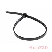 Хомут 3,6х200мм нейлон, черный (100шт) ИЭК