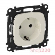 РОЗЕТКА ЭЛЕКТРИЧЕСКАЯ, СЛОНОВАЯ КОСТЬ, VALENA ALLURE 753821 LEGRAND