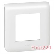 Рамка Legrand Mosaic для 2-х модулей, белый, 78802