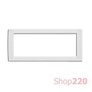 Рамка на 6 модулей для колонн ДКС, белый, F00015