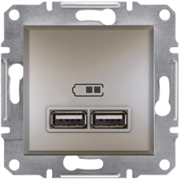 USB розетка, бронза, EPH2700269 Schneider Electric Asfora