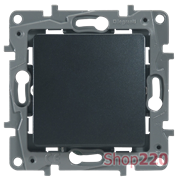 Промежуточный выключатель, антрацит, 672609 Legrand Etika