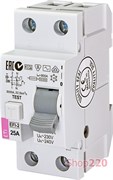 Диф. реле (УЗО) 25А 30мА, 2 полюса, тип АС, Eti 2062122