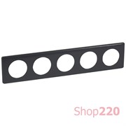 Рамка 5 постов Карбон Celiane 68980 Legrand