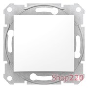 Проходной выключатель 1-клавишный, белый, SDN0400121 Sedna Schneider