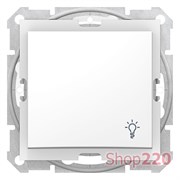 Кнопка "Свет" IP44, белый, Sedna SDN0900321 Schneider