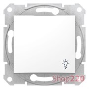 Кнопка "Свет", белый, Sedna SDN0900121 Schneider