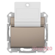 Карточный выключатель, титан, Sedna SDN1900168 Schneider