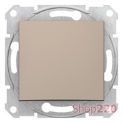 Переключатель одноклавишный 16А, титан, Sedna SDN0400468 Schneider