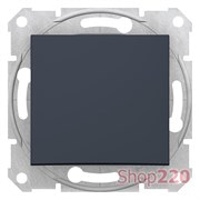 Выключатель 1-клавишный, графит, Sedna SDN0100170 Schneider