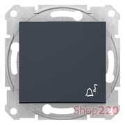 Кнопка "Звонок", графит, Sedna SDN0800170 Schneider