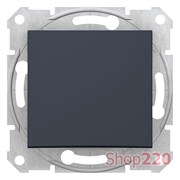 Переключатель одноклавишный 16А, графит, Sedna SDN0400470 Schneider