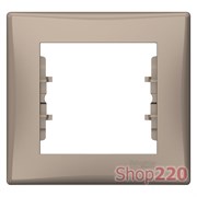 Рамка 1-ная, титан, Sedna SDN5800168