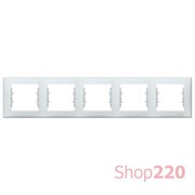 Рамка 5-ная, серая, Sedna SDN5800933