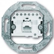 Розетка телефонная RJ11 (механизм), ABB 0213-507 Basic 55