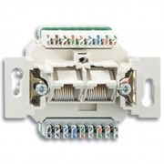 Розетка компьютерная RJ45 двойная (механизм), ABB 0220/12-507-101 Basic 55
