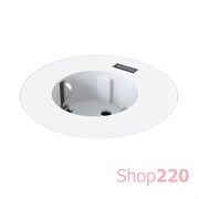 Розетка в стол с USB, белый, Powerdot Midi Kondator