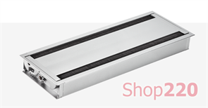 Врезной корпус в стол Bachmann TwoFold Cover, серебряный