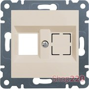 Корпус для механизма компьютерной розетки, крем, Hager Lumina WL2321