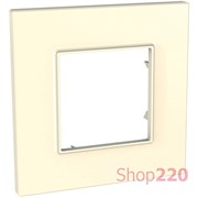 Рамка 1 место, слоновая кость, Unica Quadro MGU2.702.25 Schneider