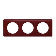Рамка 3 поста, Бордовая пудра, Celiane 66753 Legrand