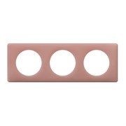 Рамка 3 поста, Розовая пудра, Celiane 66763 Legrand