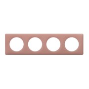 Рамка 4 поста, Розовая пудра, Celiane 66764 Legrand