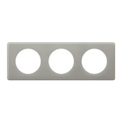 Рамка 3 поста, Жемчужный серый, Celiane 66603 Legrand
