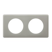 Рамка 2 поста, Жемчужный серый, Celiane 66602 Legrand