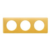 Рамка 3 поста, Латунь, Celiane 68793 Legrand