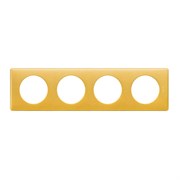 Рамка 4 поста, Латунь, Celiane 68794 Legrand