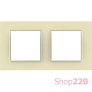 Рамка 2 места, Камень, Unica Quadro MGU2.704.16 Schneider