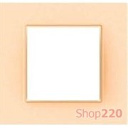Рамка 1 место, розово-жемчужный, Unica Quadro MGU4.702.37 Schneider
